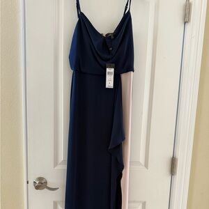 BCBGMAXAZRIA COLOR BLOCK GOWN ****BRAND NEW WITH TAGS***